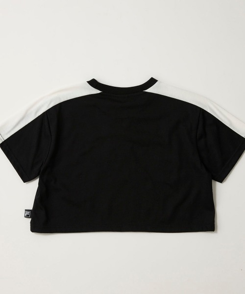FILA(フィラ)の「【FILA:フィラ】キッズロゴショート丈半袖Tシャツ(Tシャツ/カットソー・キッズ・レモンイエロー/オフホワイト/ブラック・120/130/140/150/160/110)」の7枚目の写真