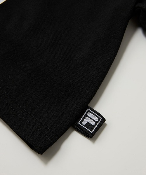 FILA(フィラ)の「【FILA:フィラ】キッズロゴショート丈半袖Tシャツ(Tシャツ/カットソー・キッズ・レモンイエロー/オフホワイト/ブラック・120/130/140/150/160/110)」の9枚目の写真