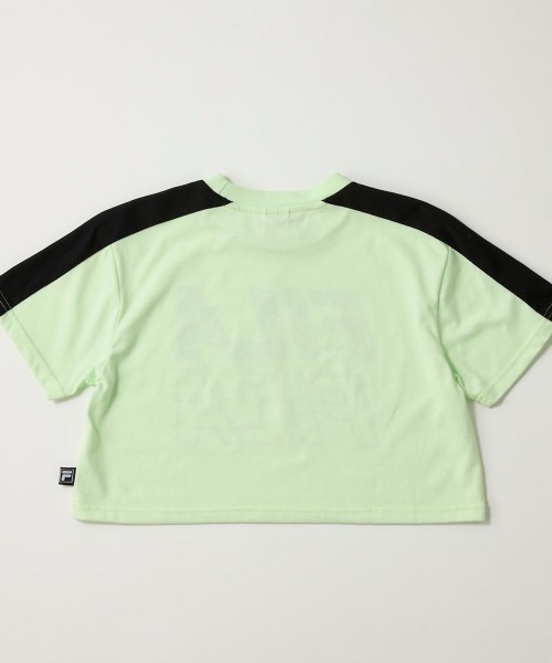 FILA(フィラ)の「【FILA:フィラ】キッズロゴショート丈半袖Tシャツ(Tシャツ/カットソー・キッズ・レモンイエロー/オフホワイト/ブラック・120/130/140/150/160/110)」の10枚目の写真