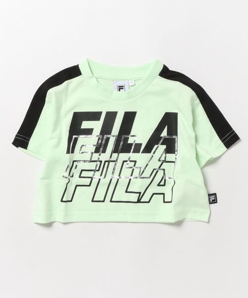 FILA(フィラ)の「【FILA:フィラ】キッズロゴショート丈半袖Tシャツ(Tシャツ/カットソー・キッズ・レモンイエロー/オフホワイト/ブラック・120/130/140/150/160/110)」の15枚目の写真