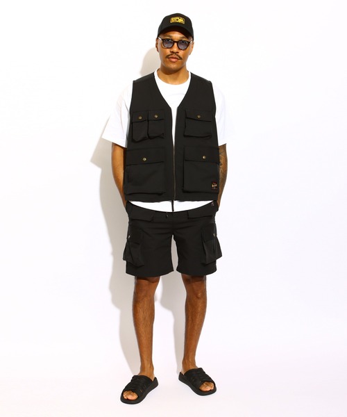 ROTAR（ローター）の「2way Stretch Easy Cargo Shorts（カーゴパンツ・メンズ・ブラック/グレー・MEDIUM/LARGE/X-LARGE）」の9枚目の写真