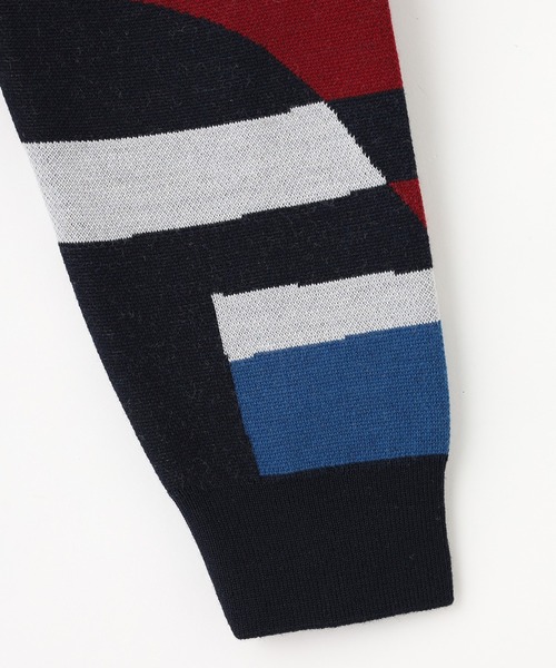 By Parra(バイパラ)の「PARRA Vertical forest knitted polo 54240(ニット/セーター・メンズ・マルチ・M)」の6枚目の写真