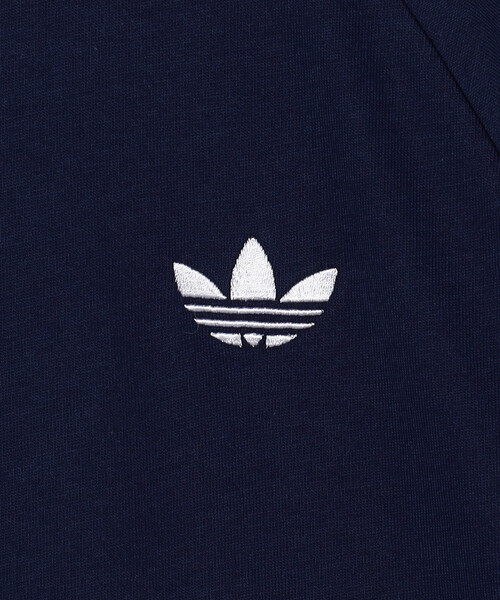 FREAK'S STORE(フリークスストア)の「限定展開 adidas/アディダス メンズ・オリジナルス スリーストライプ Tシャツ(Tシャツ/カットソー・メンズ・ネイビー/ホワイト/ブラック・LARGE/SMALL/X-LARGE/MEDIUM)」の12枚目の写真