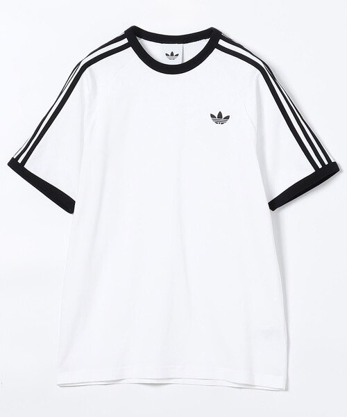 FREAK'S STORE(フリークスストア)の「限定展開 adidas/アディダス メンズ・オリジナルス スリーストライプ Tシャツ(Tシャツ/カットソー・メンズ・ネイビー/ホワイト/ブラック・LARGE/SMALL/X-LARGE/MEDIUM)」の17枚目の写真