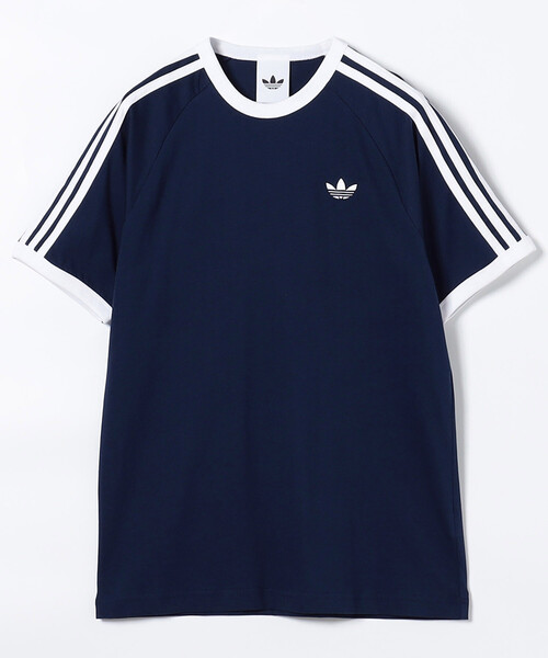 FREAK'S STORE(フリークスストア)の「限定展開 adidas/アディダス メンズ・オリジナルス スリーストライプ Tシャツ(Tシャツ/カットソー・メンズ・ネイビー/ホワイト/ブラック・LARGE/SMALL/X-LARGE/MEDIUM)」の18枚目の写真