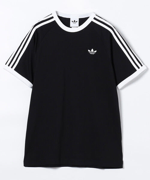 FREAK'S STORE(フリークスストア)の「限定展開 adidas/アディダス メンズ・オリジナルス スリーストライプ Tシャツ(Tシャツ/カットソー・メンズ・ネイビー/ホワイト/ブラック・LARGE/SMALL/X-LARGE/MEDIUM)」の19枚目の写真