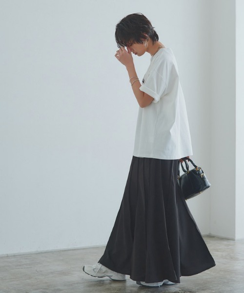 RASW（ラス）の「[RASW]パネルフレアロングスカート（スカート・レディース・ブラック/オリーブ系・PM/M/L）」の14枚目の写真