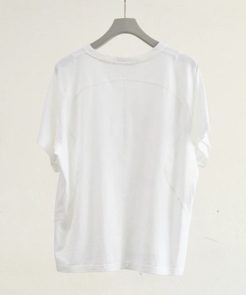 NVRFRGT（ネヴァーフォーゲット）の「【NVRFRGT】PANELLED HALF SLEEVE T-SHIRT（Tシャツ/カットソー・メンズ・ホワイト/ブラック/チャコールグレー・2/3）」の5枚目の写真