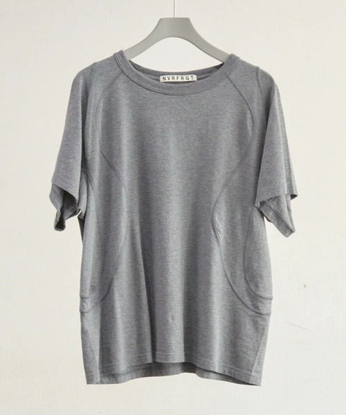 NVRFRGT（ネヴァーフォーゲット）の「【NVRFRGT】PANELLED HALF SLEEVE T-SHIRT（Tシャツ/カットソー・メンズ・ホワイト/ブラック/チャコールグレー・2/3）」の6枚目の写真