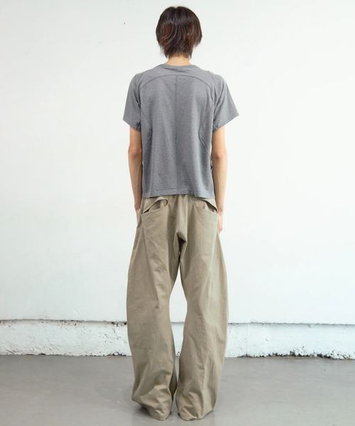 NVRFRGT（ネヴァーフォーゲット）の「【NVRFRGT】PANELLED HALF SLEEVE T-SHIRT（Tシャツ/カットソー・メンズ・ホワイト/ブラック/チャコールグレー・2/3）」の15枚目の写真