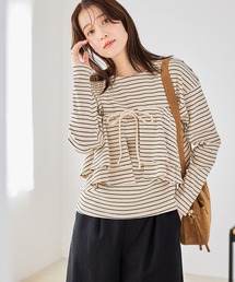 studio CLIP | マルチWAYフリル付きプルオーバー(Tシャツ/カットソー)