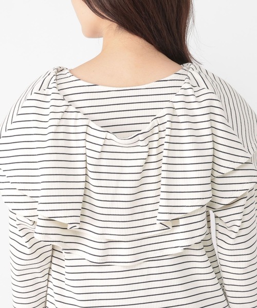 studio CLIP（スタディオクリップ）の「マルチWAYフリル付きプルオーバー（Tシャツ/カットソー・レディース・その他1/その他3/その他2・FREE）」の14枚目の写真