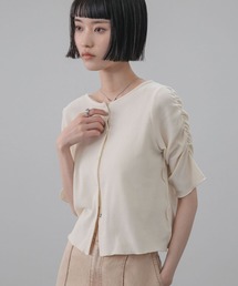 LOWRYS FARM | ショルダーパフカーディガン５Ｓ 665444(Tシャツ/カットソー)