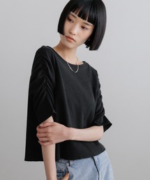 LOWRYS FARM | ショルダーパフカーディガン5S 665444(Tシャツ/カットソー)