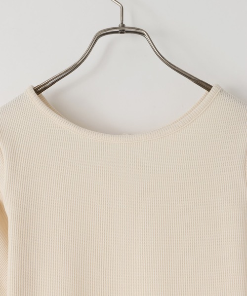 LOWRYS FARM（ローリーズファーム）の「ショルダーパフカーディガン５Ｓ 665444（Tシャツ/カットソー・レディース・ホワイト×ブラック/アイボリー/ブラック/レッド・FREE）」の10枚目の写真