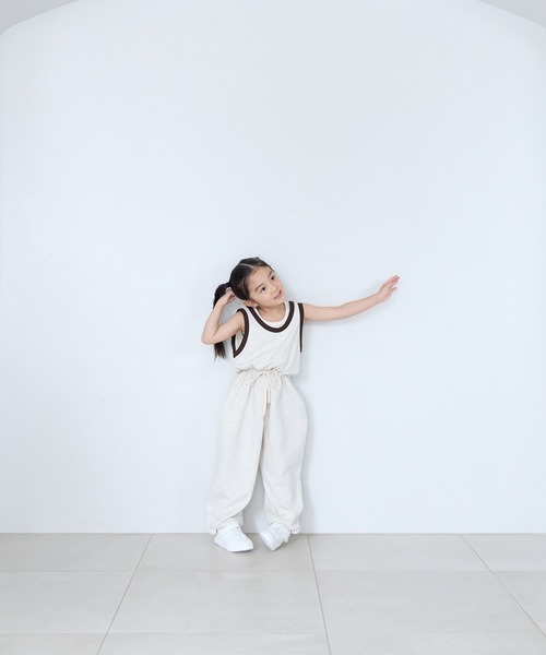 LOWRYS FARM(ローリーズファーム)の「カットオールインワン 661564(つなぎ/オールインワン・キッズ・ブラック/アイボリー・120cm/110cm/150cm/140cm/130cm)」の13枚目の写真