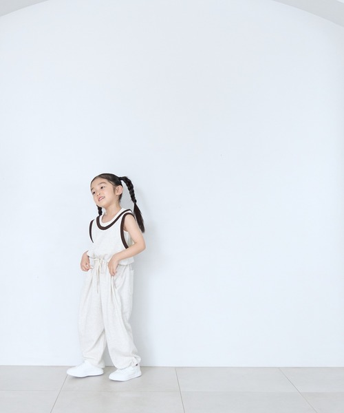 LOWRYS FARM(ローリーズファーム)の「カットオールインワン 661564(つなぎ/オールインワン・キッズ・ブラック/アイボリー・120cm/110cm/150cm/140cm/130cm)」の14枚目の写真