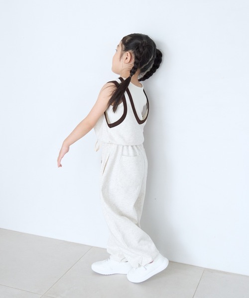 LOWRYS FARM(ローリーズファーム)の「カットオールインワン 661564(つなぎ/オールインワン・キッズ・ブラック/アイボリー・120cm/110cm/150cm/140cm/130cm)」の20枚目の写真