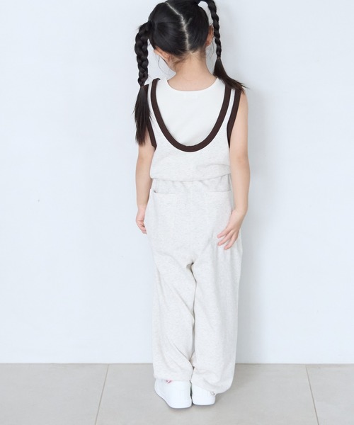 LOWRYS FARM(ローリーズファーム)の「カットオールインワン 661564(つなぎ/オールインワン・キッズ・ブラック/アイボリー・120cm/110cm/150cm/140cm/130cm)」の19枚目の写真