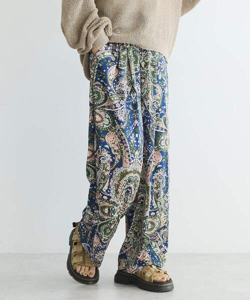 GARAGE OF GOOD CLOTHING（ガレージオブグッドクロージング）の「ペイズリー柄プリントワイドパンツ（その他パンツ・レディース・ピンク/ネイビー・FREE）」の16枚目の写真