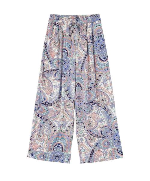 GARAGE OF GOOD CLOTHING（ガレージオブグッドクロージング）の「ペイズリー柄プリントワイドパンツ（その他パンツ・レディース・ピンク/ネイビー・FREE）」の22枚目の写真