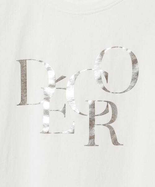DECOR 箔ロゴTシャツ（Tシャツ/カットソー）｜allureville