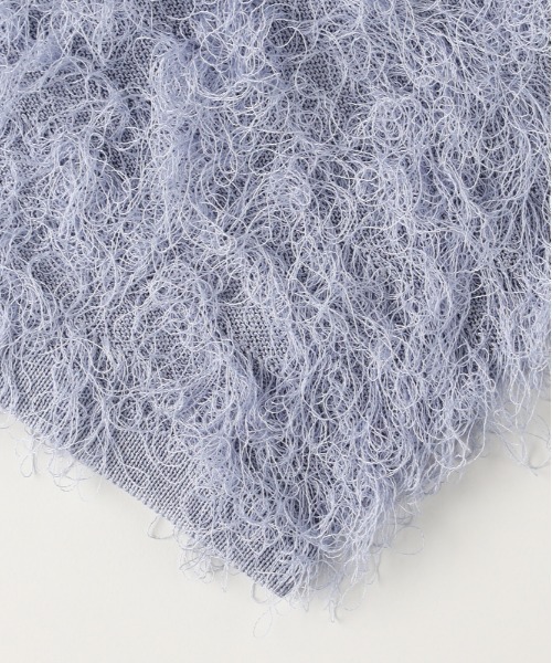 Right-on(ライトオン)の「【HONEYSUCKLE ROSE】2WAYフリンジベスト (ジレ / ビスチェ / ショート丈 / 重ね着 / リボン / シャギー)(ベスト・レディース・ブラック/ダークグレー/キナリ・M/L)」の19枚目の写真