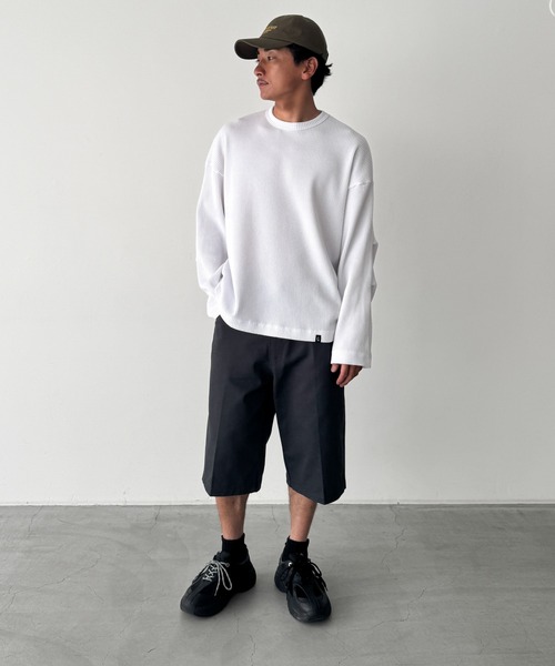 CANAL JEAN（キャナルジーン）の「choice_cnl　サーマルオーバーロンT（Tシャツ/カットソー・レディース・ヘザーグレー/ホワイト・ONE SIZE）」の15枚目の写真