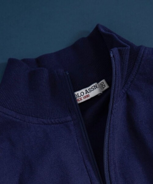 BRANSHES（ブランシェス）の「【U.S. POLO  ASSN.】ワンポイント刺繍長袖ジャケット（その他アウター・キッズ・ネイビー/グレー・130/120/140/110/150/100）」の15枚目の写真