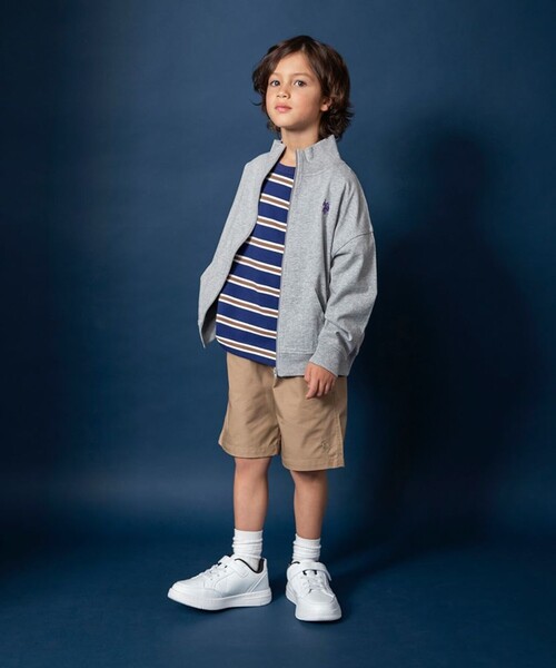 BRANSHES（ブランシェス）の「【U.S. POLO  ASSN.】ワンポイント刺繍長袖ジャケット（その他アウター・キッズ・ネイビー/グレー・130/120/140/110/150/100）」の10枚目の写真