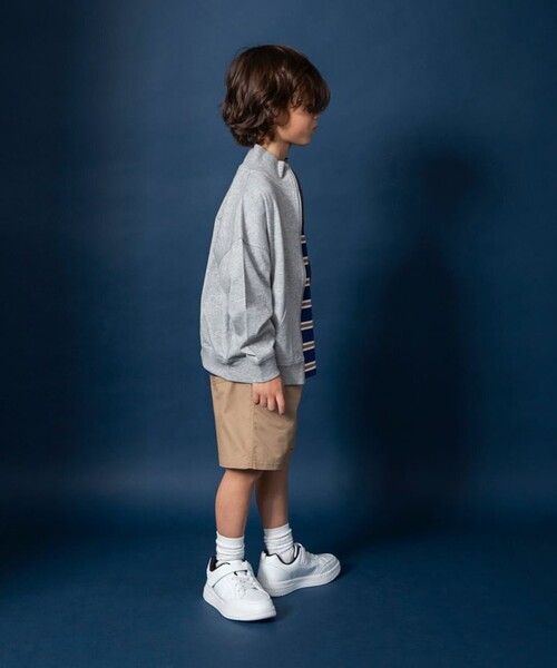 BRANSHES（ブランシェス）の「【U.S. POLO  ASSN.】ワンポイント刺繍長袖ジャケット（その他アウター・キッズ・ネイビー/グレー・130/120/140/110/150/100）」の8枚目の写真