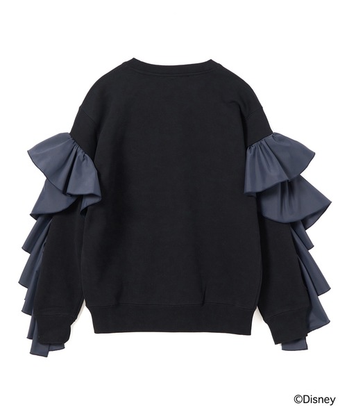 NON TOKYO(ノントーキョー)の「Disney 『Snow White』 NON TOKYO FRILL SLEEVE PULLOVER SWEAT(スウェット・レディース・グレー/ブラック・FREE)」の8枚目の写真