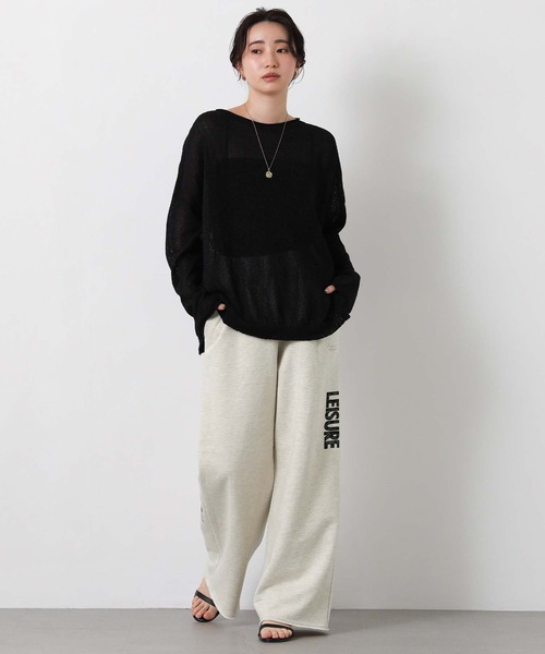 Gready Brilliant（グレディブリリアン）の「ドローイング裏毛パンツ（その他パンツ・レディース・オートミール/トップグレー・38）」の12枚目の写真