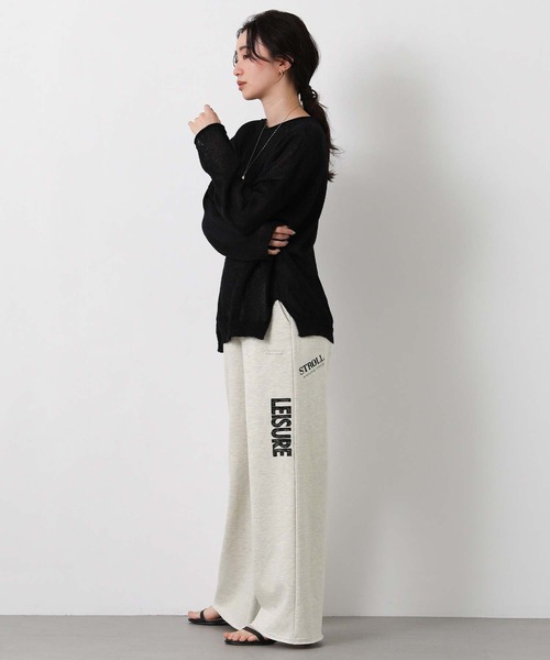 Gready Brilliant（グレディブリリアン）の「ドローイング裏毛パンツ（その他パンツ・レディース・オートミール/トップグレー・38）」の13枚目の写真