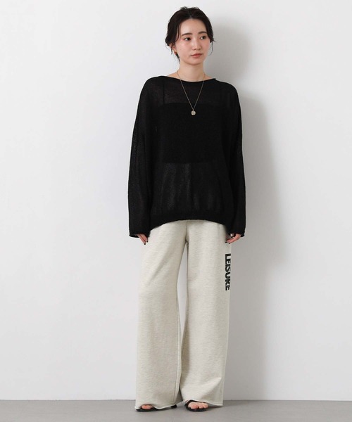 Gready Brilliant（グレディブリリアン）の「ドローイング裏毛パンツ（その他パンツ・レディース・オートミール/トップグレー・38）」の15枚目の写真