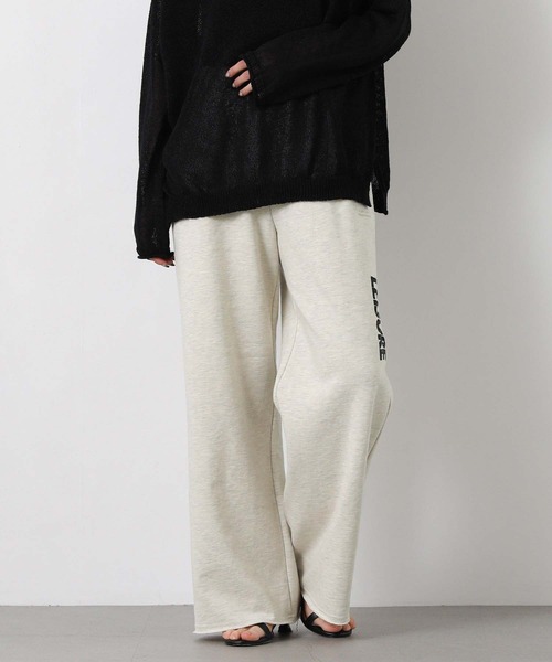 Gready Brilliant（グレディブリリアン）の「ドローイング裏毛パンツ（その他パンツ・レディース・オートミール/トップグレー・38）」の19枚目の写真