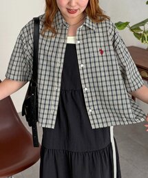 クロップドシャツ