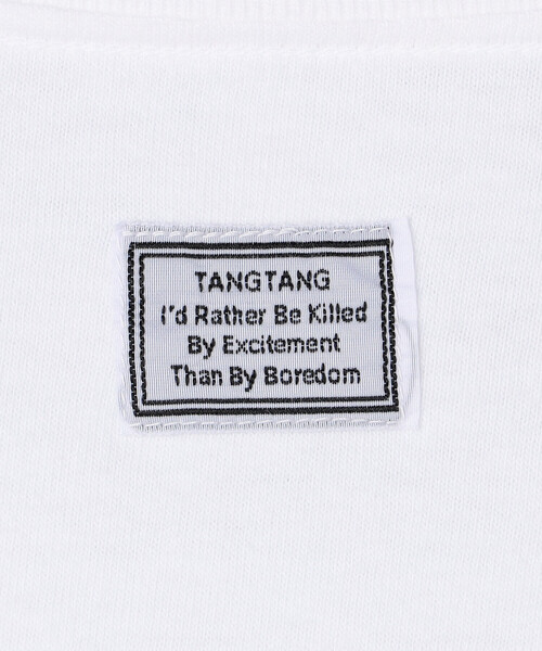 TANGTANG(タンタン)の「TANGTANG | 半袖Tシャツ AIN’T LOAFER MEN(Tシャツ/カットソー・メンズ・ホワイト・L/M/XL)」の8枚目の写真