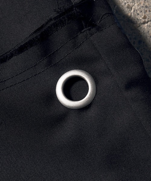 ERAR(エラー)の「【ERAR】ロールアップアイレットリングタックワイドスラックス(スラックス・メンズ・ブラック/チャコール・XL/L/M/S)」の10枚目の写真