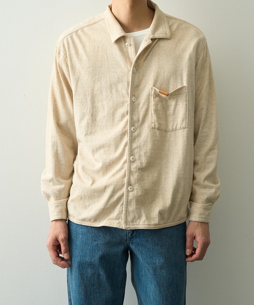 KHOKI(コッキ)の「【KHOKI/コッキ】Faded Memory Shirt(シャツ/ブラウス・メンズ・ブラック/オフホワイト・2/3)」の8枚目の写真