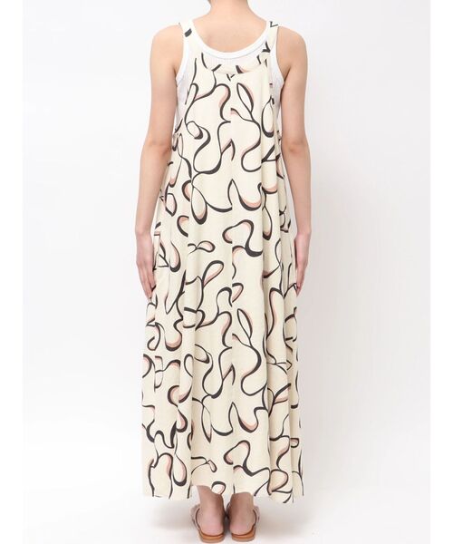 Ungrid(アングリッド)の「リネン混ショルダーデザインキャミワンピース(ワンピース・レディース・その他1/オレンジ/ブラック/アイボリー・FREE)」の9枚目の写真