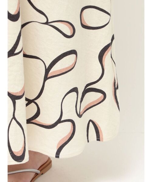 Ungrid(アングリッド)の「リネン混ショルダーデザインキャミワンピース(ワンピース・レディース・その他1/オレンジ/ブラック/アイボリー・FREE)」の13枚目の写真