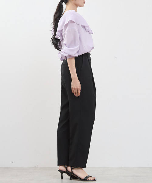 Tiara(ティアラ)の「ペグトップパンツ(その他パンツ・レディース・ブラック/ブラウン/グレイッシュベージュ・3/4/2)」の21枚目の写真