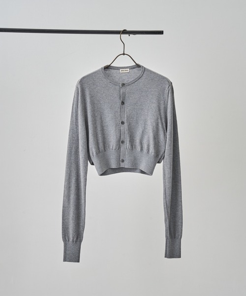 NSCRIRE/アンスクリア]Cotton 16G 2-Way Cardigan（カーディガン