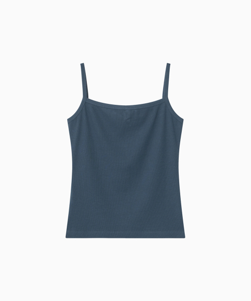 OHESHIO(オヘシオ)の「BASIC RIBBED V-NECK SLEEVELESS, BLUE(Tシャツ/カットソー・レディース・その他・FREE)」の7枚目の写真