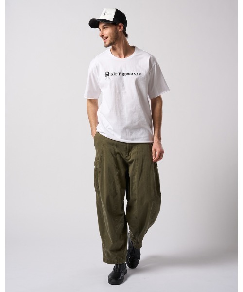 wjk(ダヴルジェイケイ)の「"panic" cut-off mesh cap(キャップ・メンズ・ブラック/ホワイト×ブラック・FREE)」の11枚目の写真