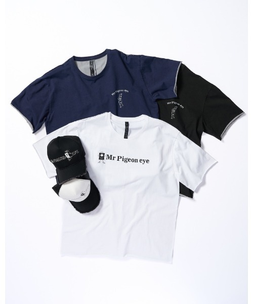 wjk(ダヴルジェイケイ)の「"panic" cut-off mesh cap(キャップ・メンズ・ブラック/ホワイト×ブラック・FREE)」の13枚目の写真