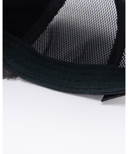 wjk(ダヴルジェイケイ)の「"panic" cut-off mesh cap(キャップ・メンズ・ブラック/ホワイト×ブラック・FREE)」の17枚目の写真