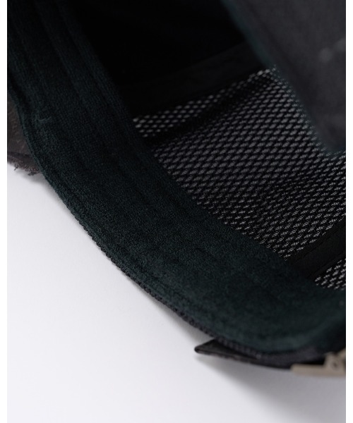 wjk(ダヴルジェイケイ)の「"panic" cut-off mesh cap(キャップ・メンズ・ブラック/ホワイト×ブラック・FREE)」の18枚目の写真