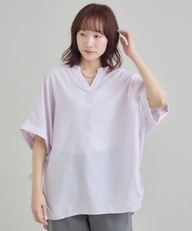 RU.TI.LE（ルチル）の「【RU.TI.LE】やわさらリネン混バンドカラーシャツ（シャツ/ブラウス）」